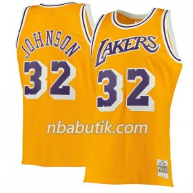 NBA Mænd Trøje Los Angeles Lakers Magic Johnson 32 Hardwood Classics Grå Swingman